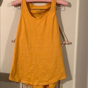 Yellow tank top